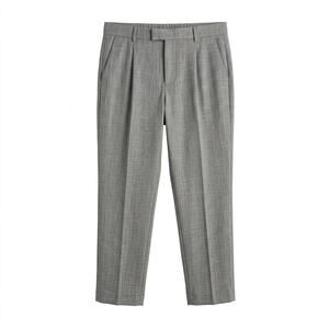 Old Navy Gray Wide Leg High Waisted Linen Blend Pants XL